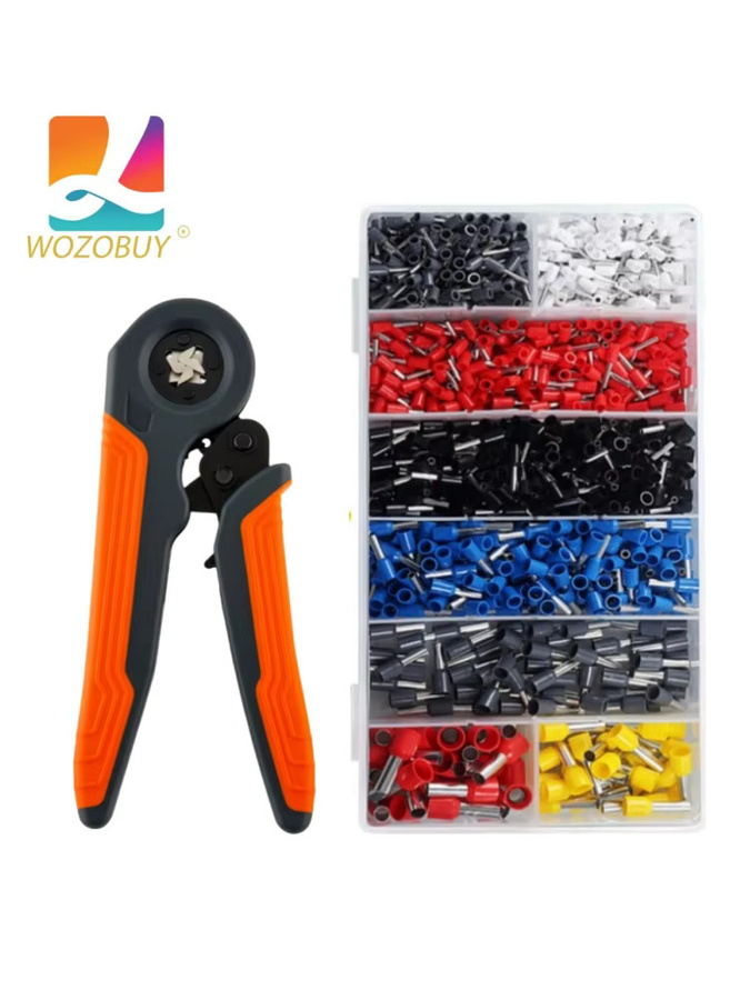 WOZOBUY Ferrule Crimping Tool Kit mit selbsteinstellender Ratsche für AWG23-7 - Bild 5