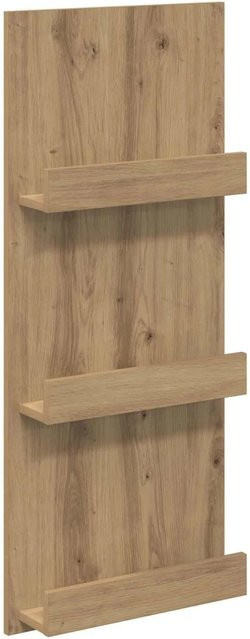 vidaXL Magazinregal Artisan-Eiche in Braun aus Holzwerkstoff, B/T/H: 43 x 11 x 102 cm - Bild 1