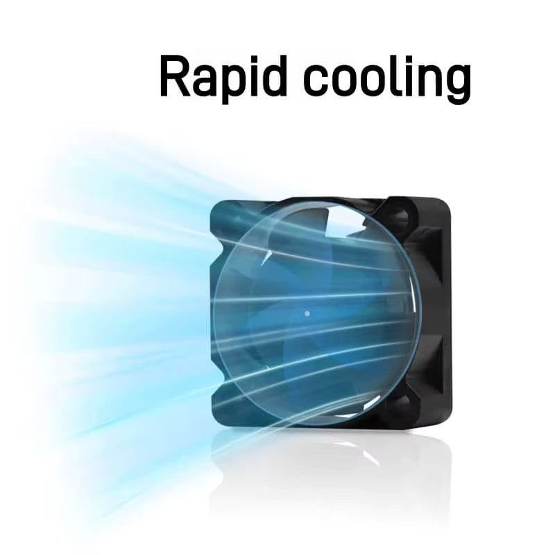 Bambu Lab Hotend-Lüfter mit Doppelkugellager für X1, X1C, P1, P1P, P1S in Schwarz - Bild 4