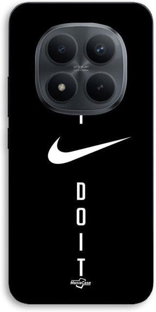Handyhülle MANIACASE für Xiaomi Redmi Note 15 Pro 5G aus Silikon TPU in Schwarz mit Nike Just Do It Design - Bild 1