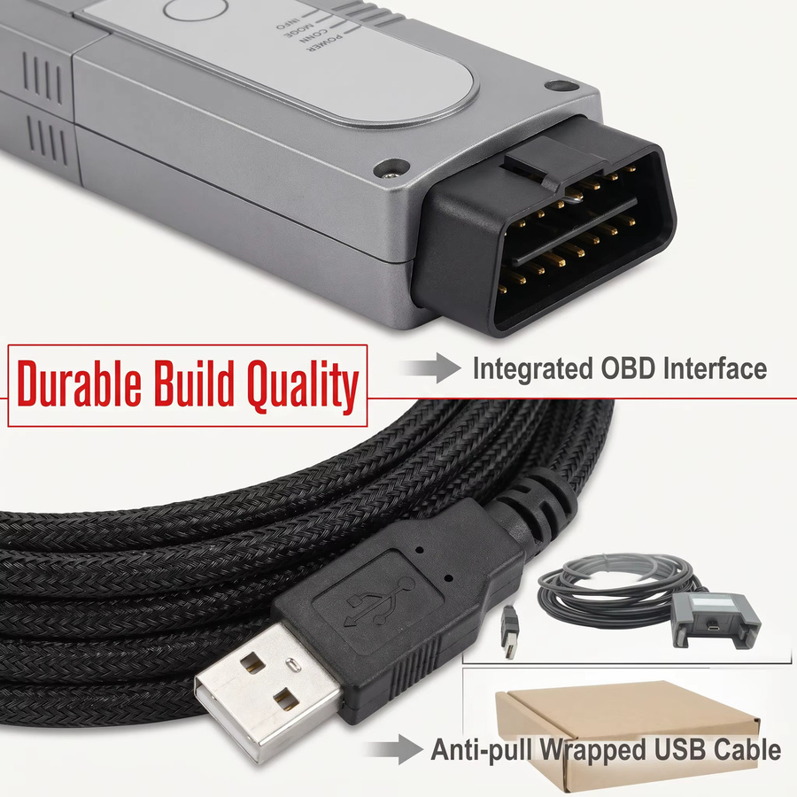 SKDOBD VAS6154A V25/E19 OBD2 Diagnose- und Programmierwerkzeug für VAG VW Audi in Rot - Bild 5