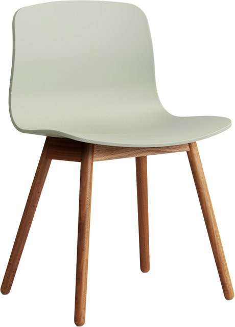 HAY About A Chair AAC 12 Designstuhl in Grün mit Eichengestell und Polypropylen-Schale - Bild 1