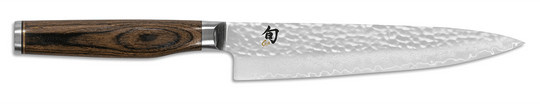 KAI TM Shun Premier Universalmesser aus Damast mit Holzgriff in Braun - Bild 1