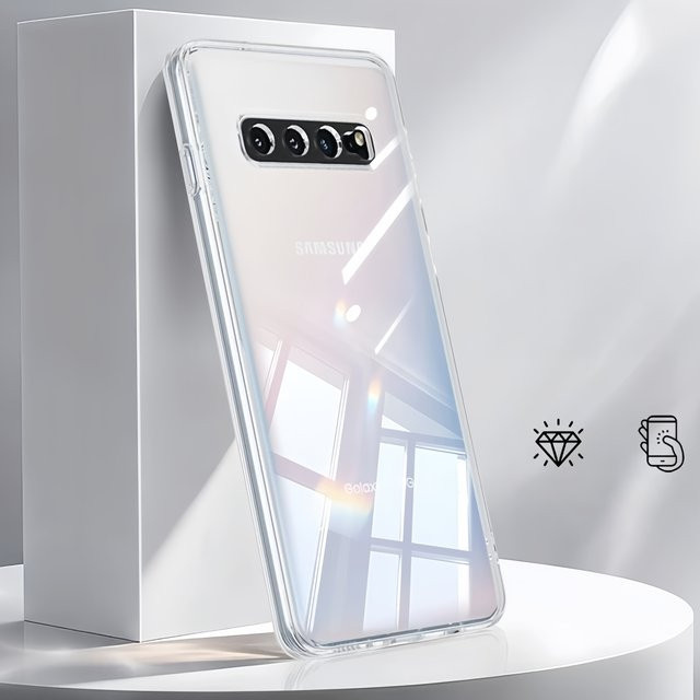 Transparente TPU-Schutzhülle für Samsung Galaxy S10 Plus, S10, S10e und S10 Lite in Klar - Bild 1