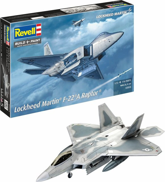 Revell Lockheed Martin F-22A Raptor, Modellbau, 1:72, ab 12 Jahren - Bild 2
