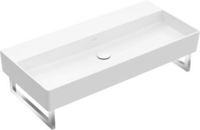 Villeroy & Boch Waschtisch Memento 2.0 in Pure Black, rechteckig, ohne Überlauf, B: 100 cm, T: 47 cm - Bild 1