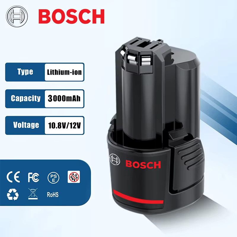 Bosch Akku 12V Lithium-Ionen-Batterie BAT411 mit 2000mAh in Schwarz - Bild 2