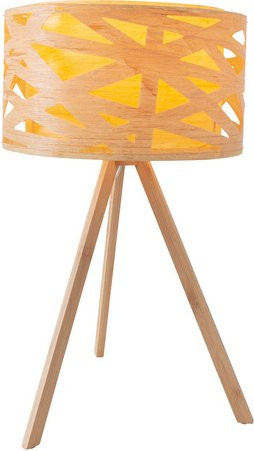 Näve Tischleuchte Finja aus Bambus und Kunststoff in Braun, Höhe: 55 cm, Breite: 33 cm, Tiefe: 33 cm - Bild 1