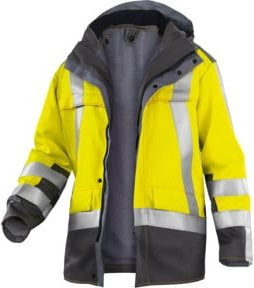 Kübler PSA Safety X Jacke 1969 in Warngelb/Anthrazit Größe S - Bild 1