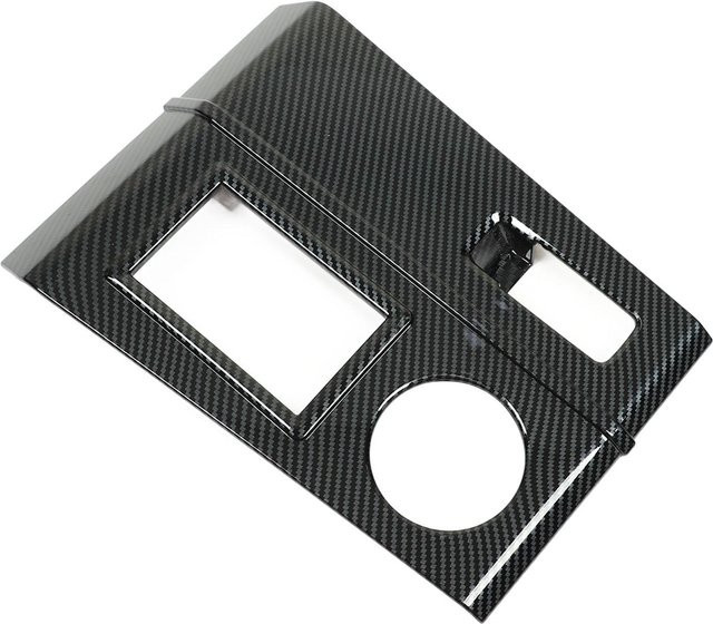 TOMTOP JMS Getriebe Shift Box Panel Rahmen Abdeckung aus Carbon Fiber in Schwarz für Mitsubishi - Bild 1