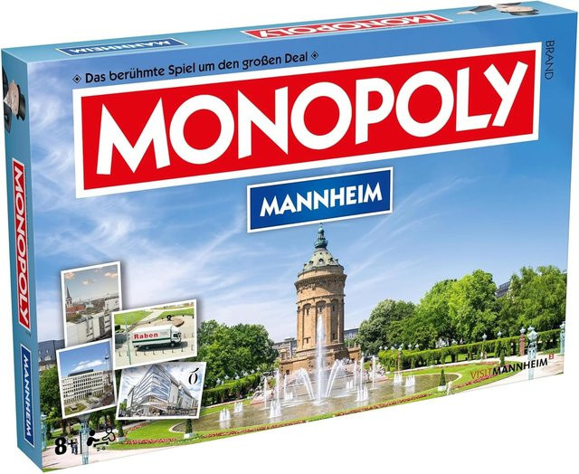 Winning Moves Monopoly Mannheim Cityedition Brettspiel ab 8 Jahren - Bild 1