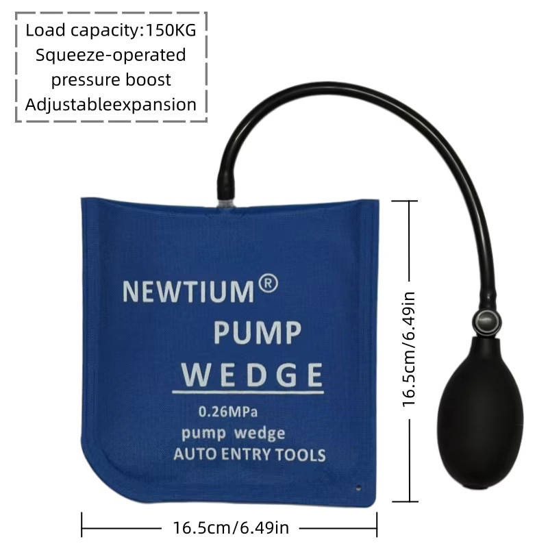 NEWTIUM Luftkeil-Dietrich-Set mit Pumpe in Blau für professionelle Türöffnungen - Bild 6