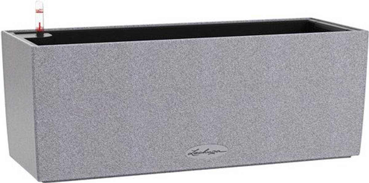 Lechuza Balconera Stone 50 Balkonkasten Set in Grau aus Kunststoff, B/H/T: 50 x 19 x 19 cm - Bild 2