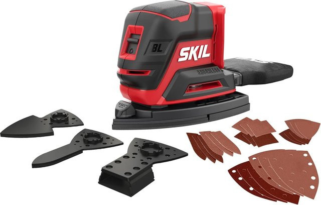 Skil Akku-Multischleifer Compact 3720CD Bürstenlos in Rot, 20 V (ohne Akku und Ladegerät) - Bild 1