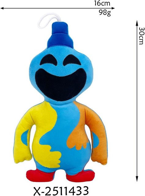 Yiran toy Poppy Playtime Garnaby, Plüschtier, Bunt, 14cm-34cm - Bild 1