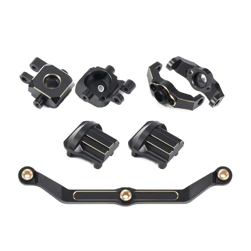 Fimonda TRX4M Messing Gewichte Achse Diff Abdeckung, Zubehör, Schwarz, 1:18 - Bild 3
