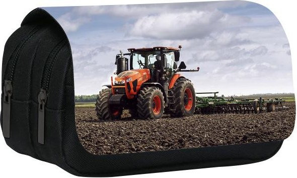 Var Vogue Traktor-Federmäppchen doppellagig, mehrfarbiges Schreibwaren-Etui aus Nylon für die Schule - Bild 1