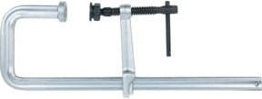 KS Tools U-Schraubzwinge mit Knebel in Silber aus Stahl, Breite: 300 mm, Höhe: 140 mm, Tiefe: 550 mm - Bild 1