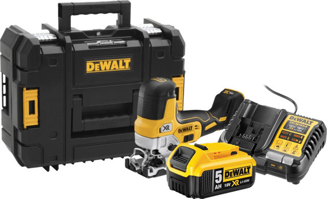 DeWalt Starterset DCS335NT-XJ mit 5,0-Ah-Akku XR 18V in Gelb - Bild 1