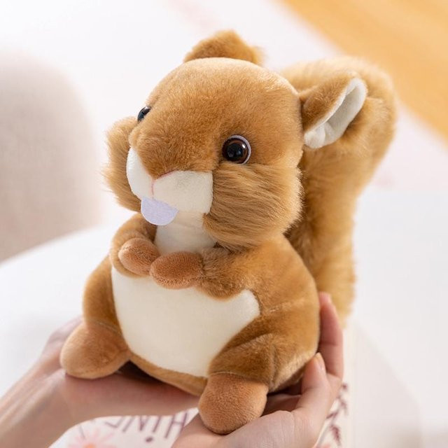 Simulations Eichhörnchen Plüschtier, 22cm, ab 14 Jahren - Bild 1