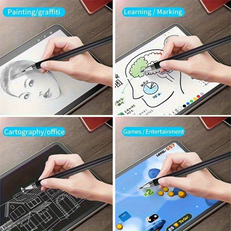 3 Stück Universal Kapazitiver Stylus für Touchscreens in Gold, kompatibel mit iPhone, iPad und Android - Bild 3