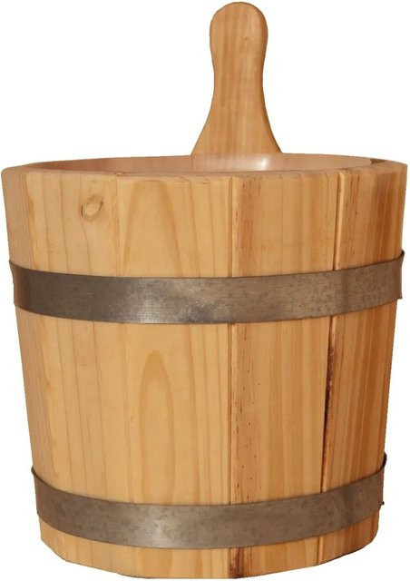 Weka Aufgusskübel mit Kunststoffeinsatz in Beige und Braun, 5 l - Bild 1