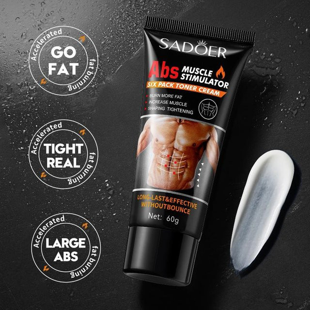 SADOER Herren Bauchformende Creme mit Menthol, 60 g - Bild 1