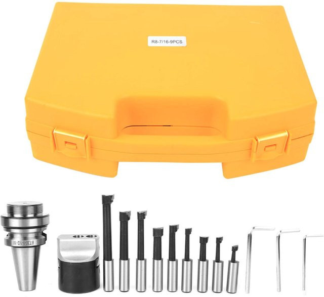 Koogeelife Bohrfräser-Set aus Kohlenstoffstahl in Multicolor, hochpräzises CNC-Fräswerkzeug-Kit - Bild 1