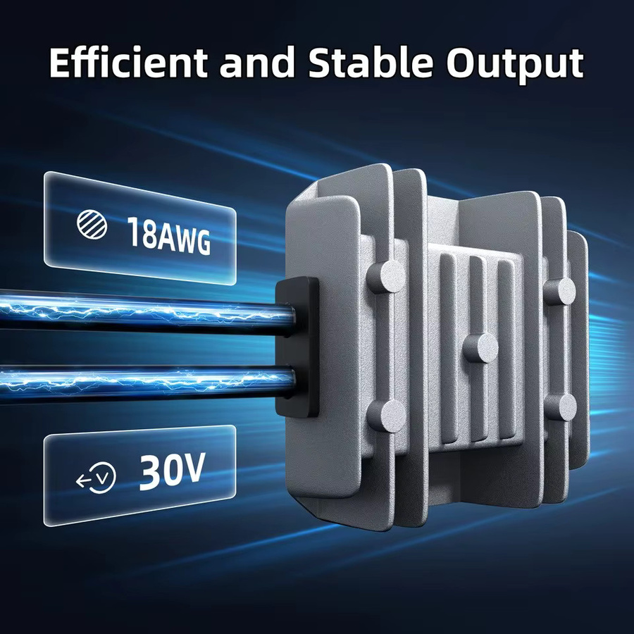 kebidumei DC-DC-Aufwärtsmodul 12 V auf 30 V 3,5 A 105 W Booster Netzteil in Silber für Starlink Mini-Aufwärtsnetzkabel - Bild 4