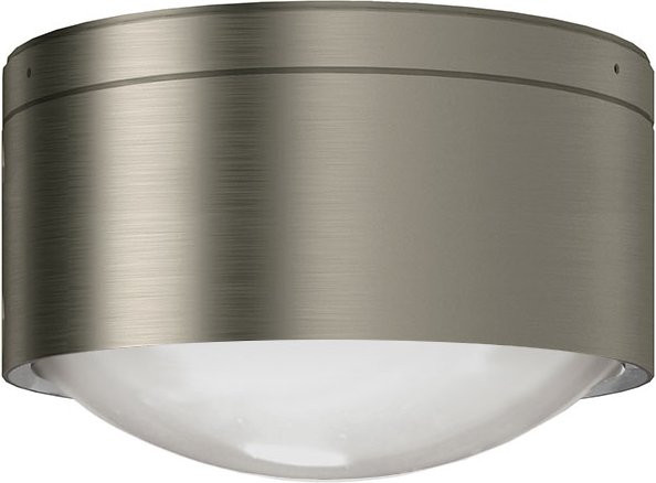 Top Light Puk! 160 One Avantgarde Deckenleuchte in Nickel matt mit mattem Glas für Wohnzimmer, Küche oder Bad - Bild 1