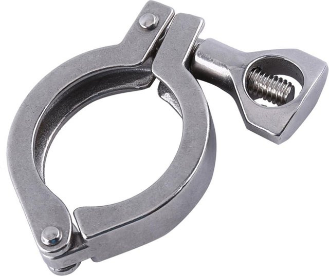 Clover Tri Clamp Ferrule 50.5mm aus Edelstahl in Grau, schwere Ausführung 1.5 - Bild 1