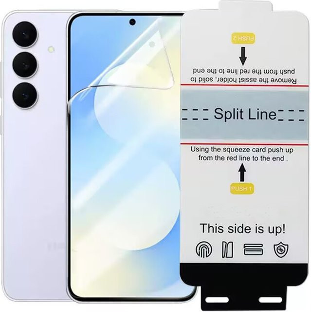3er-Pack HD Selbstheilende Hydrogel-Displayschutzfolien für Samsung Galaxy S26 Ultra, S26 Plus und S26 Rand Pro, Transparent mit Fixierwerkzeug - Bild 1