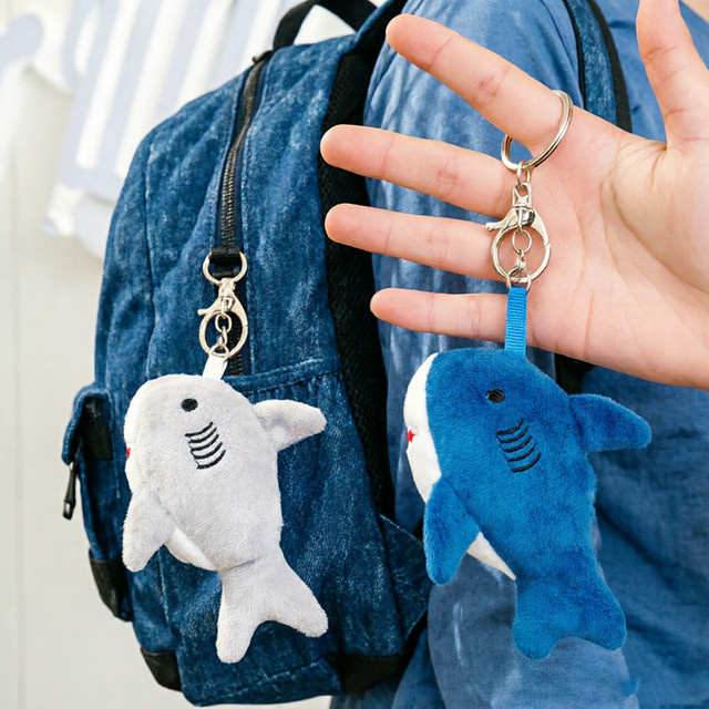 Noter Schlüsselanhänger Plüsch, Ozeanhai, Unisex, DarkBlue - Bild 1