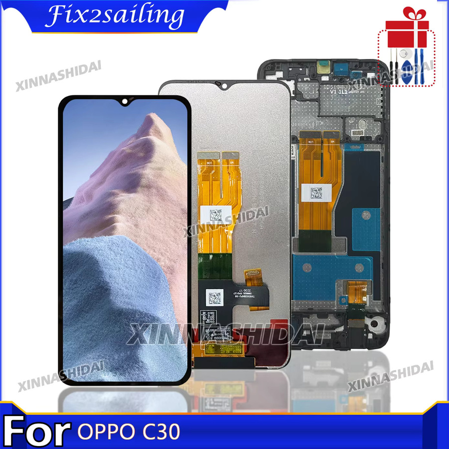 LCD-Display-Baugruppe mit Touchscreen und Rahmen für Oppo C30 als Ersatzdisplay - Bild 2