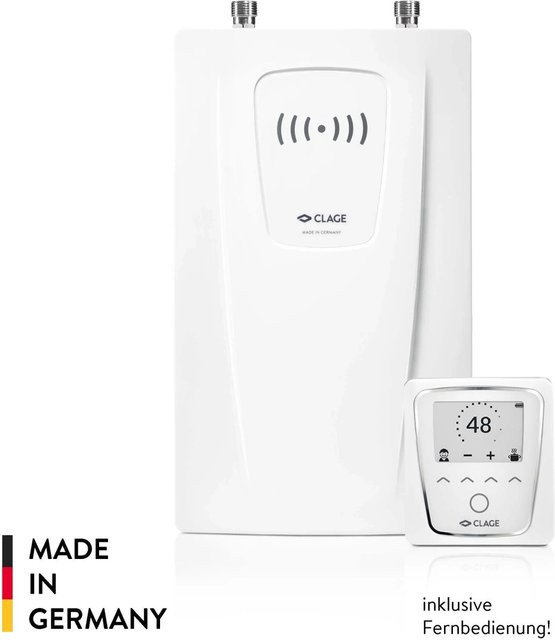 Clage Kompakt-Durchlauferhitzer CFX-U 11/13,5 kW in Weiß mit Display - Bild 1