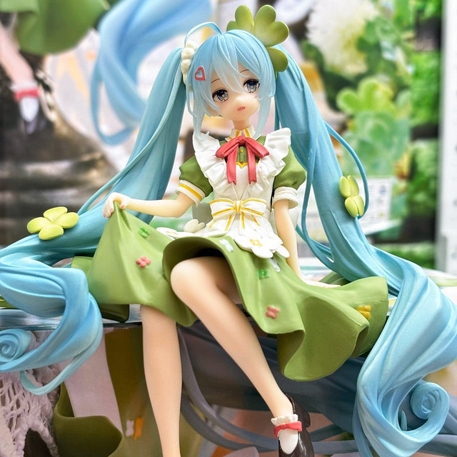 Bandai Miku Noodle Stopper Glücksklee-Feen, Actionfigur, 15cm - Bild 1