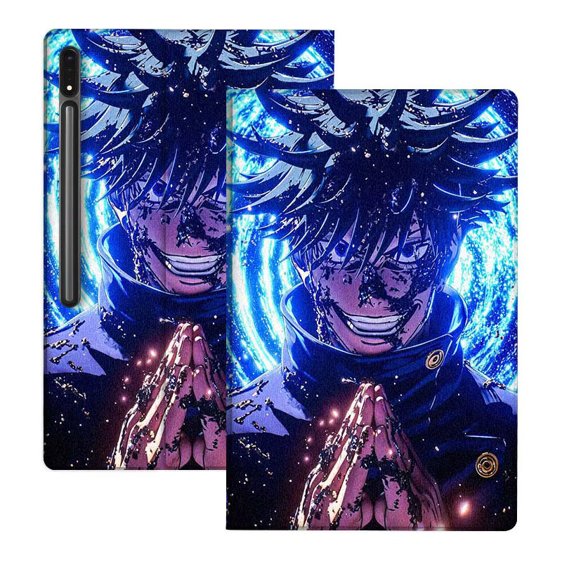 Jujutsu Kaisen Logo Art Schutzhülle für Samsung Galaxy Tab A7 A8 A9 S6 S7 S8 S9 S10 S11 Lite Plus (Mehrfarbig) - Bild 2