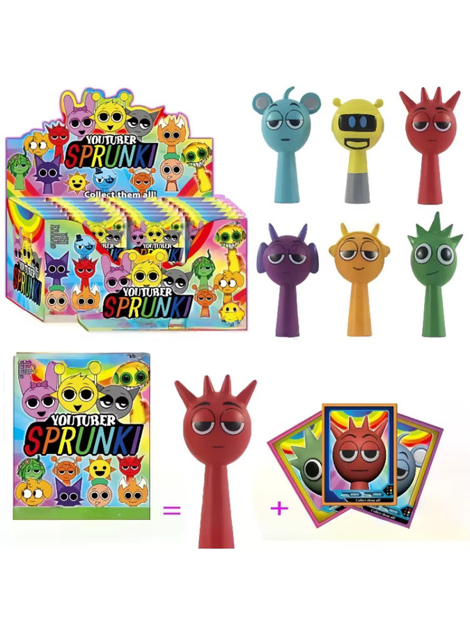 Sprunki Blind Box, Actionfigur, PVC, Einzelfigur - Bild 3