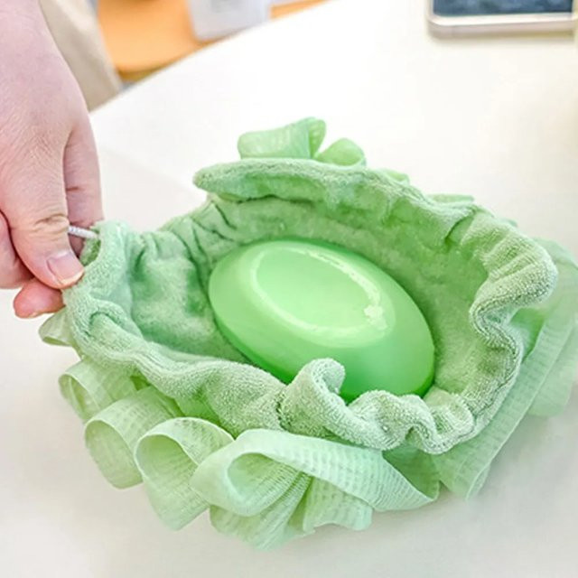 Körperpeeling Badeblume mit Seifenbehälter, Unisex - Bild 1