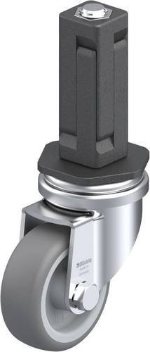 Blickle LRA-TPA 50G-EV03 Lenkrolle in Grau und Silber mit 50mm Rad-Durchmesser und 50kg Tragfähigkeit - Bild 1