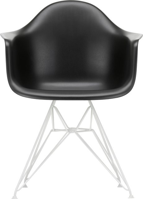 Vitra DAR Eames Plastic Armchair Armlehnenstuhl aus Kunststoff in Schwarz matt - Bild 1