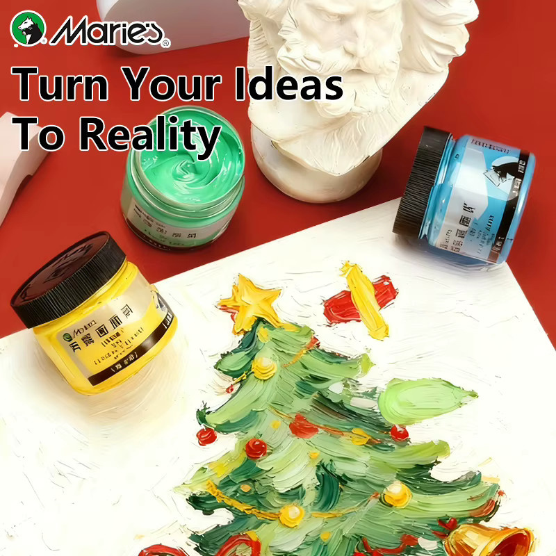 Marie's 5-teiliges Acrylfarben-Set in Multicolour, professionelles Resin-Malset mit 100 ml pro Farbe - Bild 3