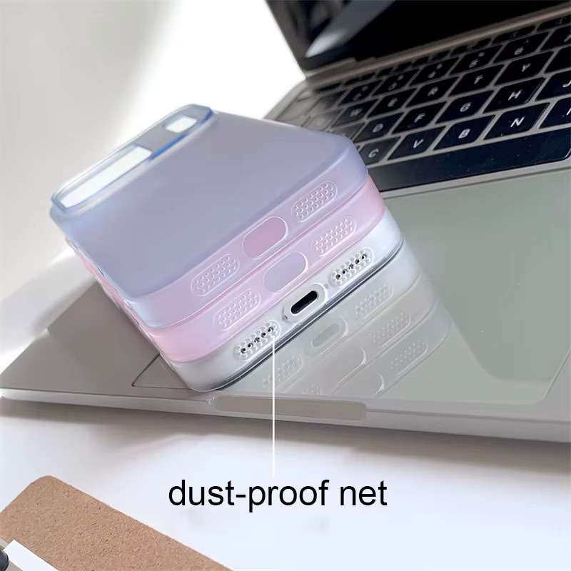 Ultradünne matte Handyhülle aus PC-Hartplastik für Apple iPhone 17 Air 16 15 14 Plus 13 12 Pro Max mit großem Kameraausschnitt in Transparent oder Orange - Bild 2