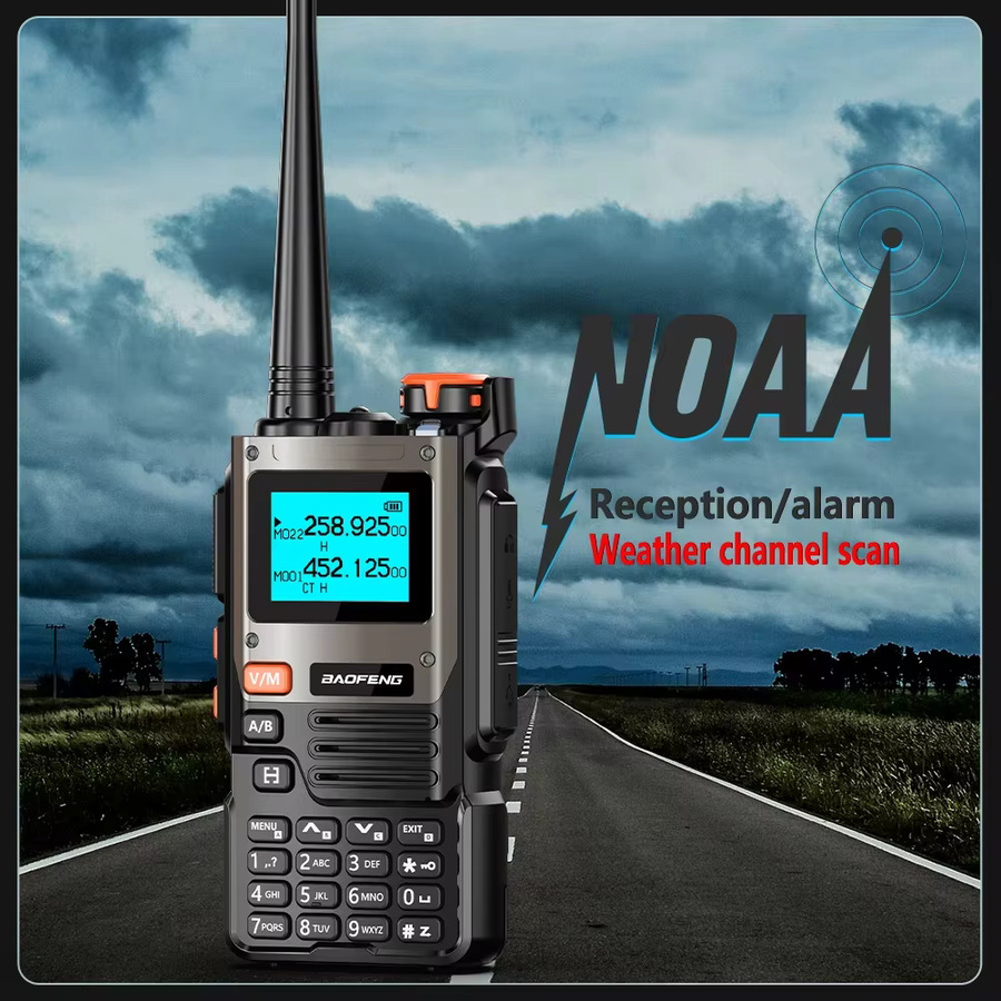 Baofeng UV-K61 Walkie-Talkie in Schwarz mit Ein-Klick-Frequenzkopie, Multiband-Empfang und FM-Radio - Bild 4