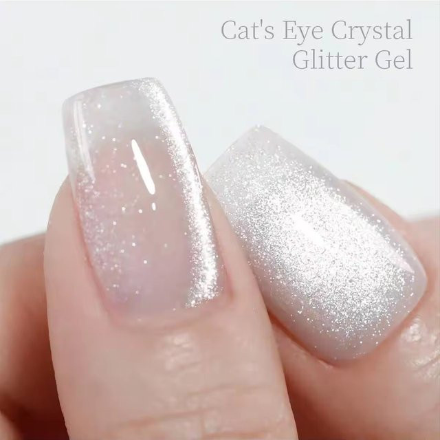 MISS MIANEL Gel-Nagellack, weißes Mondlicht, schimmernd, 12 ml - Bild 1