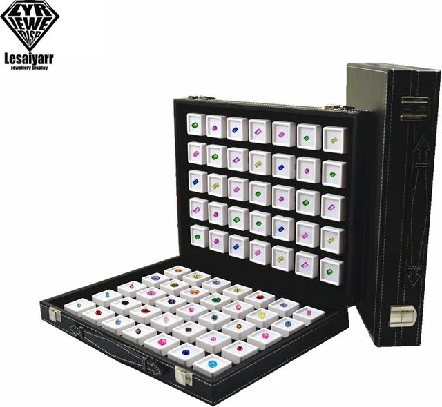 Lesaiyarr Aufbewahrungsbox, Leder, 70 Gitter - Bild 1