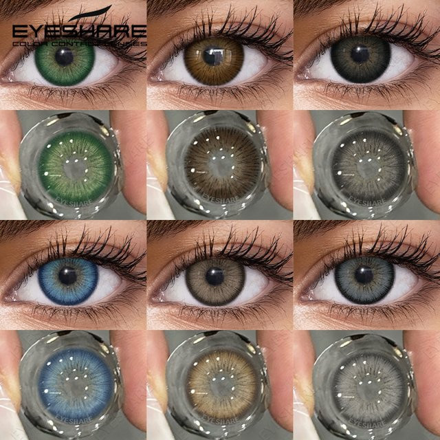 EYESHARE Kontaktlinsen, Graubraun, Unisex - Bild 1