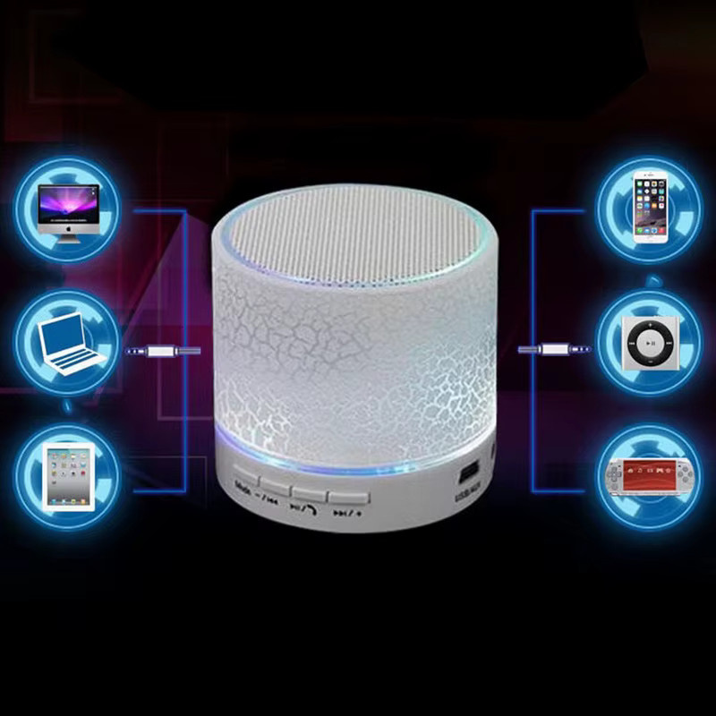 AyeBeau Mini Bluetooth Lautsprecher Tragbarer Kabelloser Musik Lautsprecher mit Subwoofer in Gelb - Bild 3