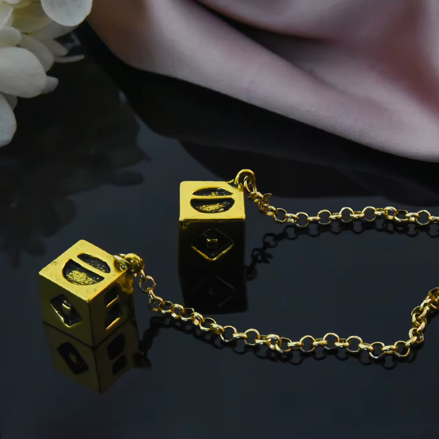 harong Schlüsselanhänger-Armband, Messing, Gold, Unisex - Bild 2
