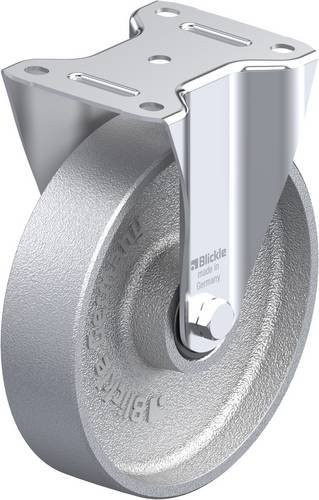 Blickle BI-G 200IK Bockrolle in Silber, Rad-Durchmesser: 200 mm, Tragfähigkeit: 400 kg - Bild 1